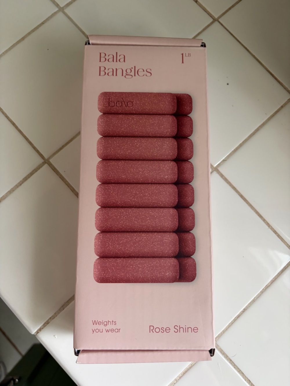 Bala Sparkle Wrist/Ankle Weights in Rose